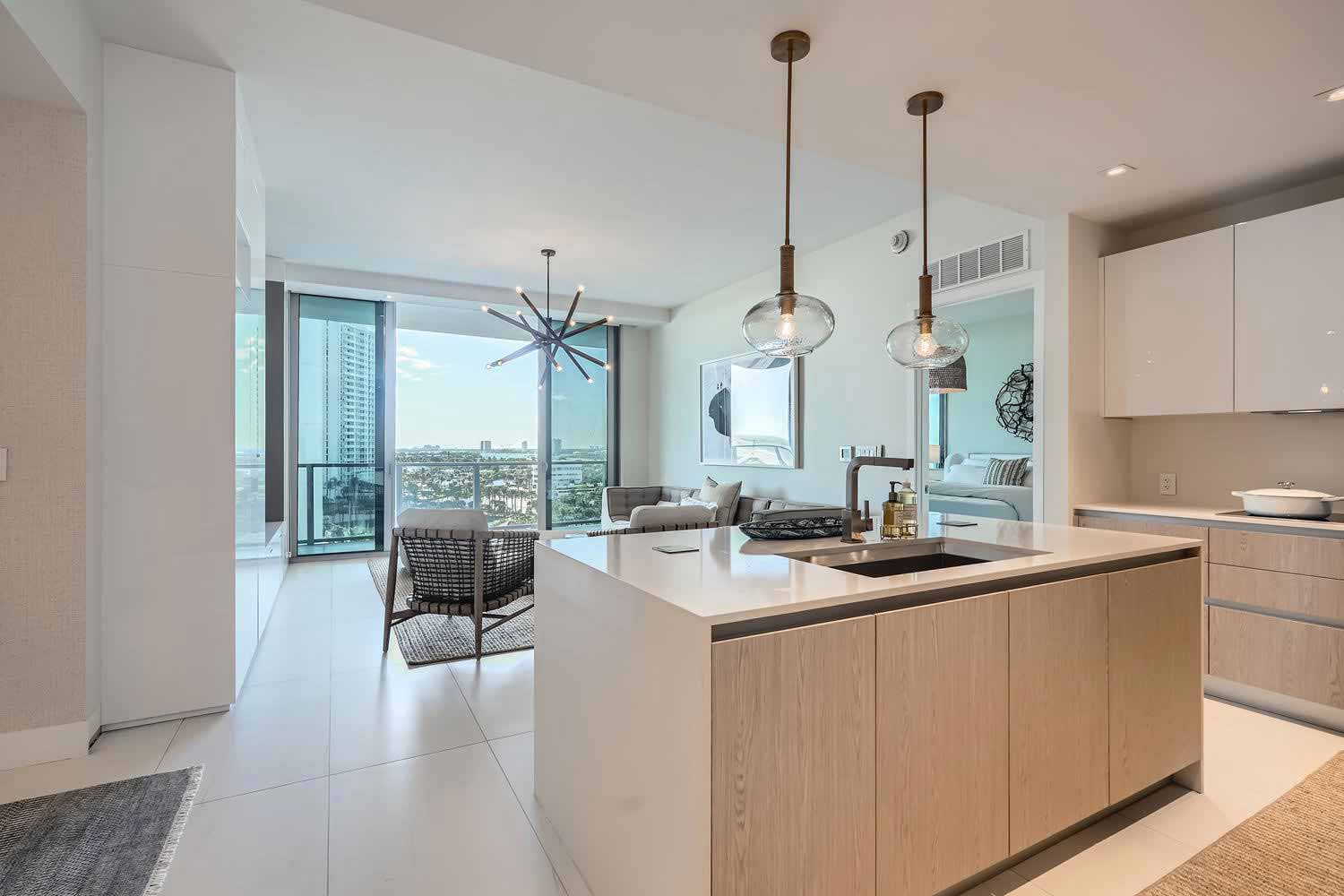 Kitchen & Living room